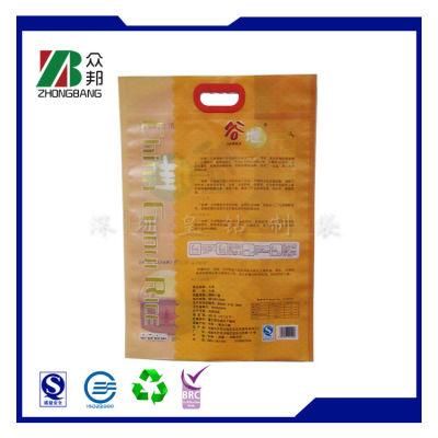 Custom Printing Food Packaging Bag for Rice with Handle