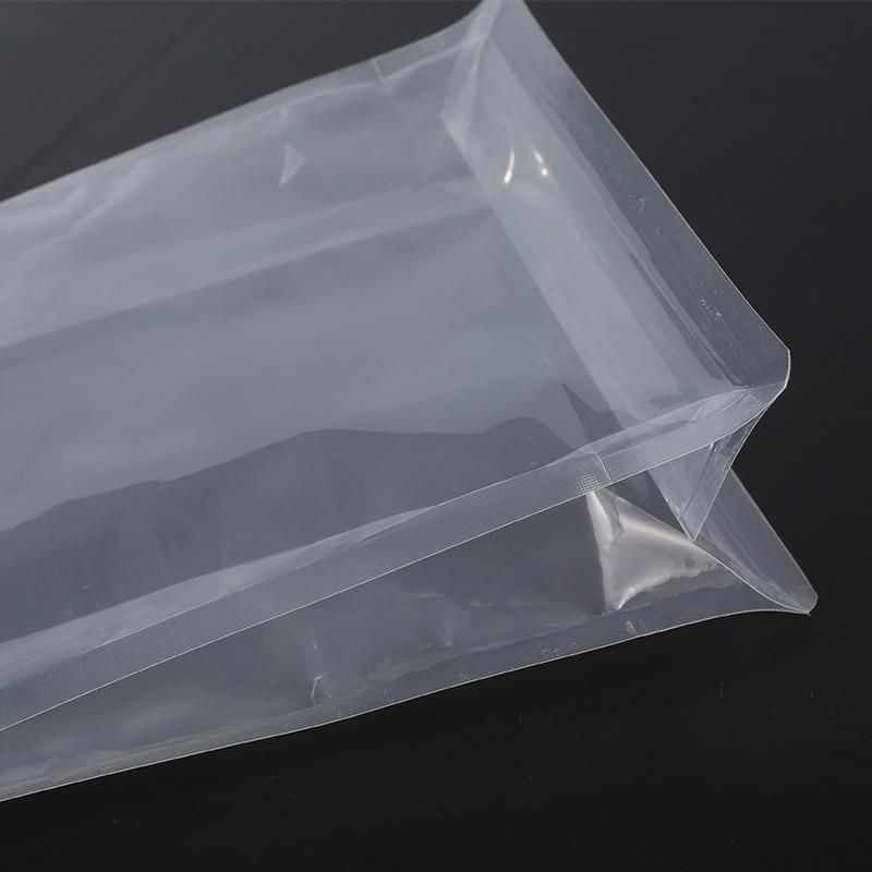 Shinny Finish Quad Seal Zipper Food Packaging Bag in Stock