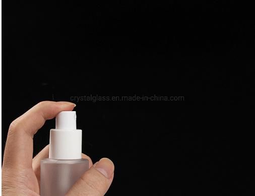 20ml 30ml 60ml 80ml 100ml 120ml Glass Lotion Bottle for Cosmetic Packing