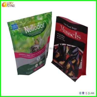 Multicolor Printed Resealable Standing Bag Plastic Zipper Pet Food Bag