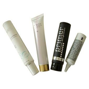 Adhesive Black Cream Tube Cosmetic Tube