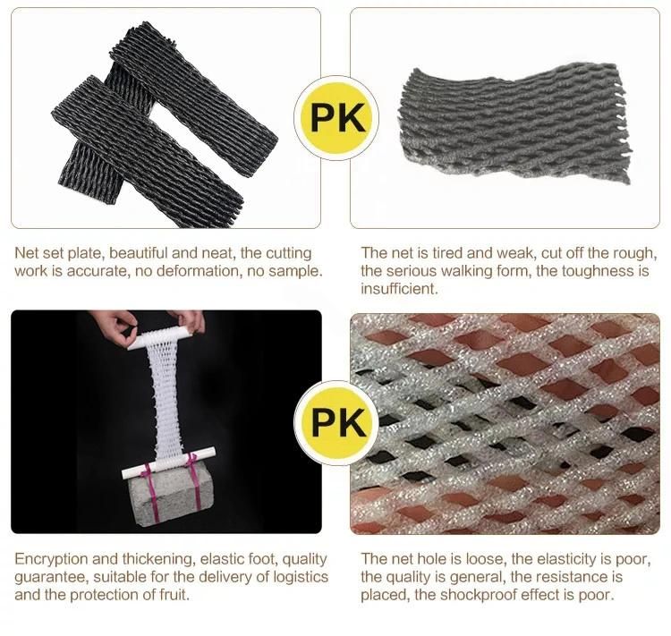 Vegetable Bag Plastic Mesh Tube Protector Protection Sleeve Net