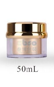 50g Plastic Acrylic/as/PS Cosmetic Packaging Electroplate Cream Jar.