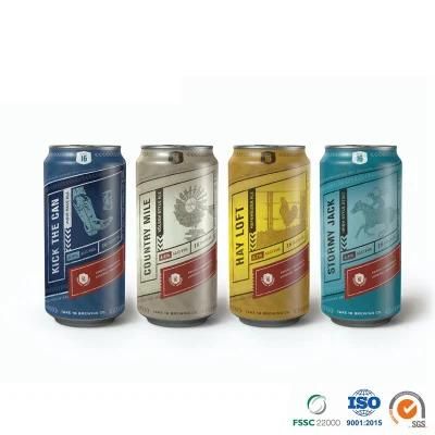 High Quality Easy Open Beer Epoxy or Bpani Lining Standard 473ml 16oz Aluminum Can