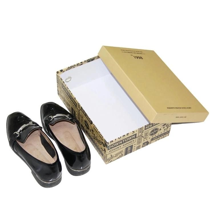 Shoes Paper Boxes Packaging Box with Handles Easy to Take Away Shoe Packaging Boots Packinng Gift Boxes with Ribbon