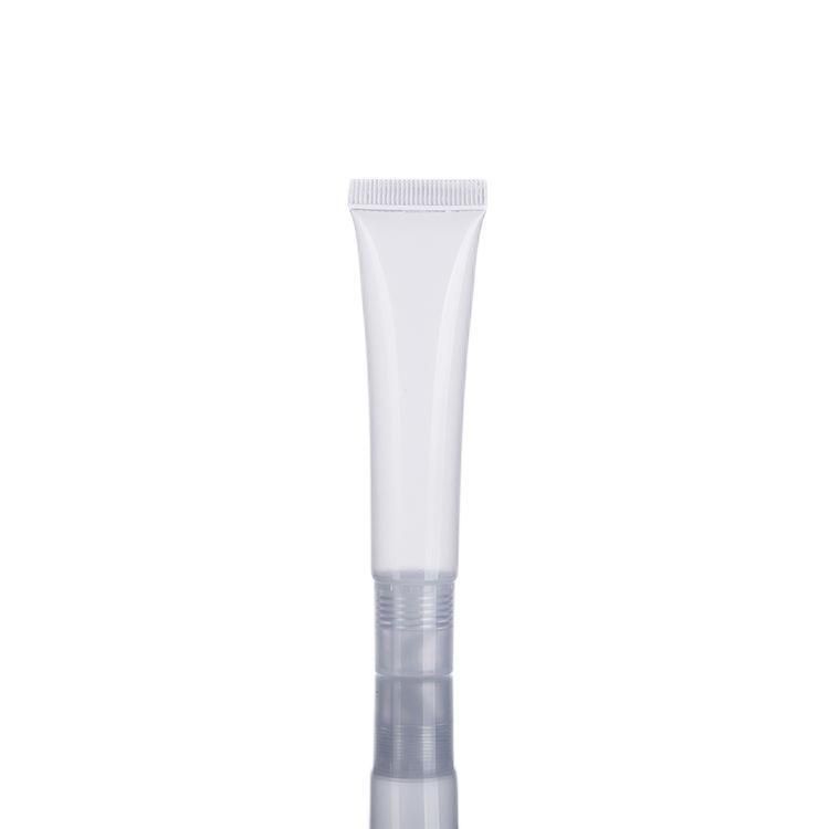 Plastic 15ml Soft Squeeze Lipstick Container, Empty Screw Cap Lip Gloss Tube, Sample Chapstick Holder for Lip Gloss