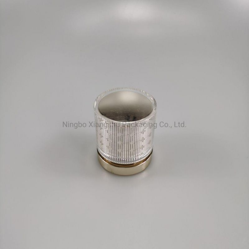 15g 30g50g Acrylic Gold Crystal Cream Bottle Jar for Cosmetic Packaging