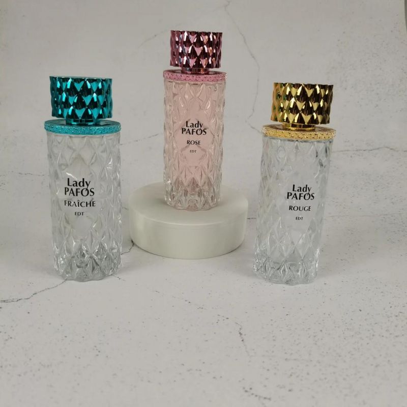 85ml Empty Refillable Clear Glass Spray Perfume Bottle