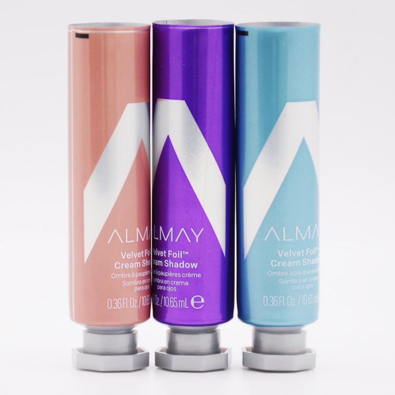 Aluminum Plastic Cosmetic Packaging Hand Cream Tube with Octagonal Cap