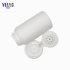 HDPE 50g 100g 200g White Baby Talcum Powder Bottle Flip Top Cap Powder Containers