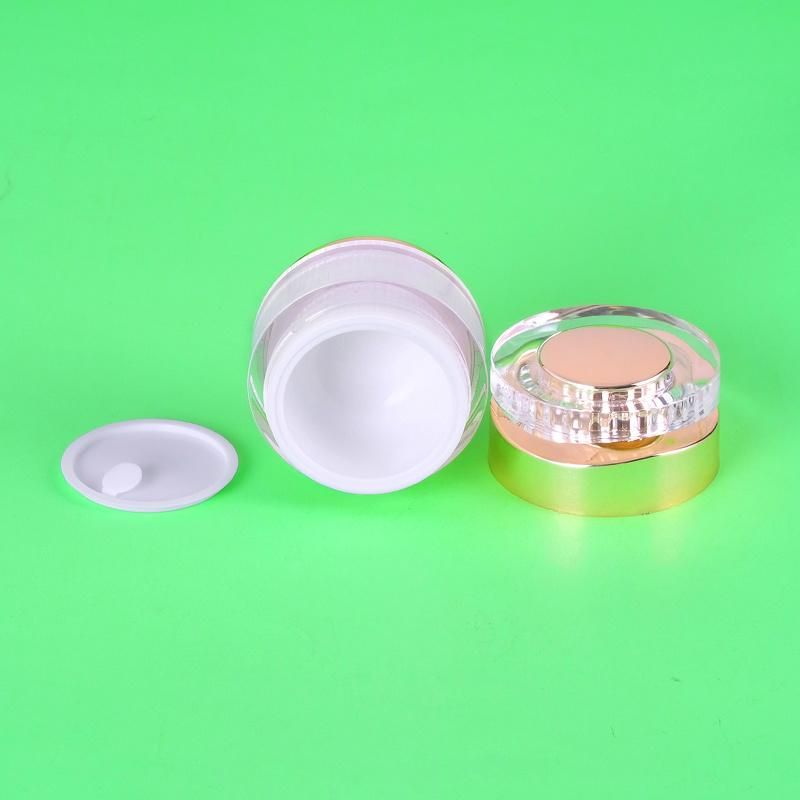 Wholesale 5g 10g 15g 30g Luxurious and Customized Acrylic for Cosmetics and Skin Care Products Cream Jar