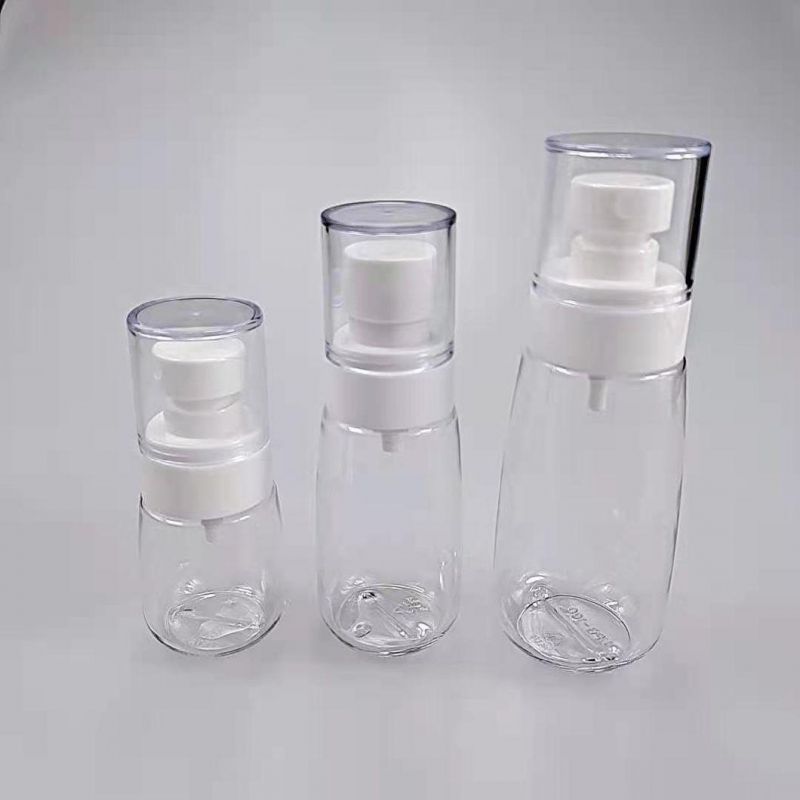 30ml., 50ml, 60ml, 80ml, 100ml Plastic Portable Pet Spray Bottles with Mist Sprayer