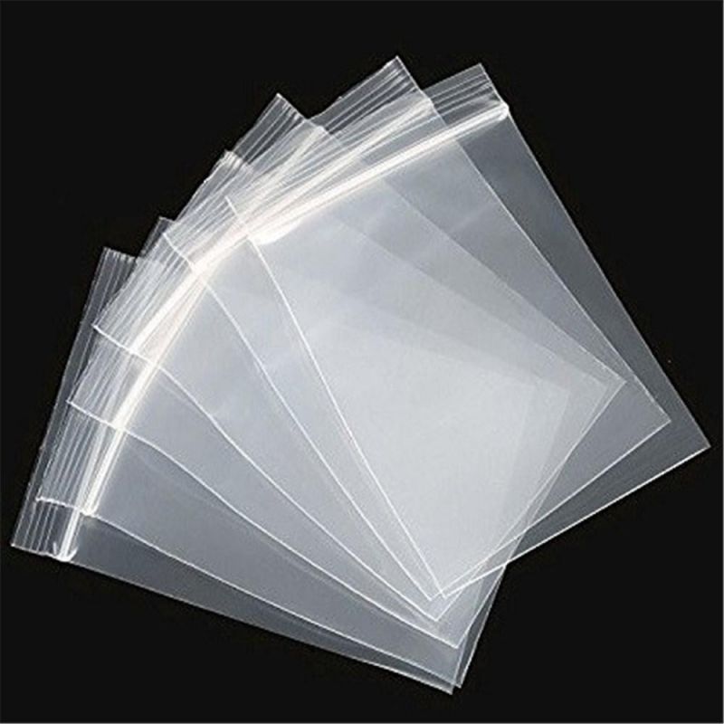 Plastic Zipper Reusable Clear Bags