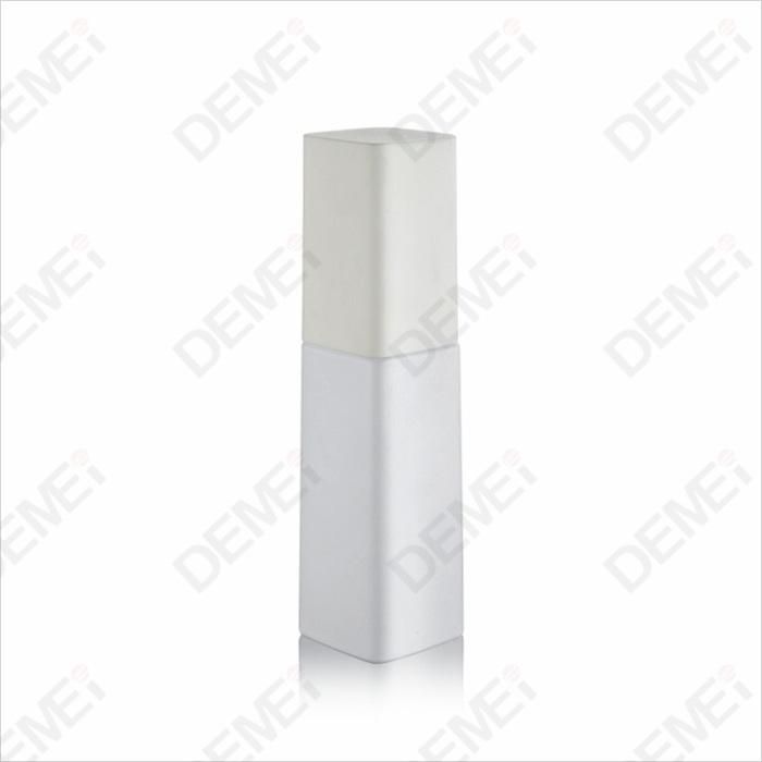 Demei 40/110/130ml 50g Cosmetic Skin Care Packaging Square White Toner Lotion Glass Bottle and Cream Jar Series