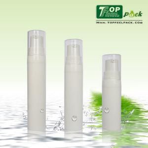 Mini 5ml 10ml White Round PP Airless Pump Bottle for Travel Set