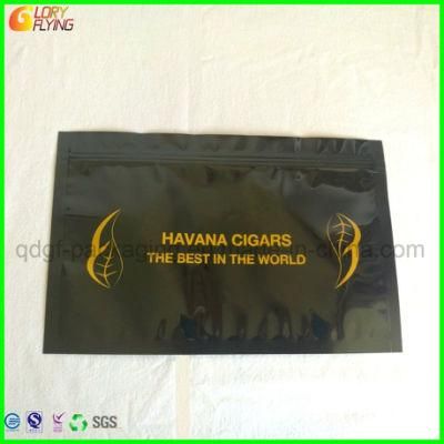 Packaging Bags for Packing Cigar/Plastic Bag with Zipper for Tobacco