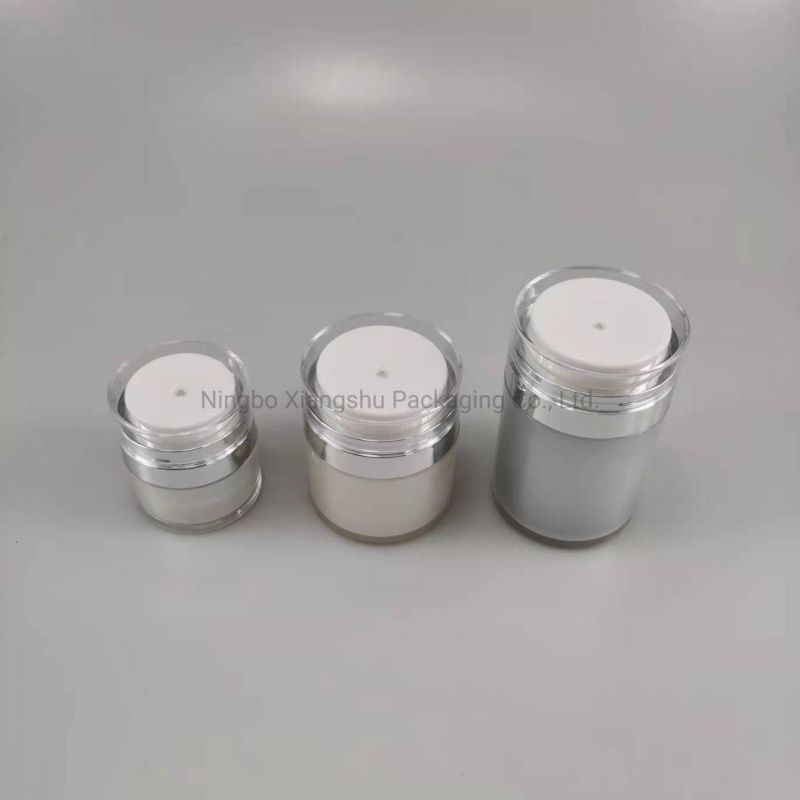 Airless Acrylic Pump Cream Jar Lotion Bottle 30g 50g Cream Bottle