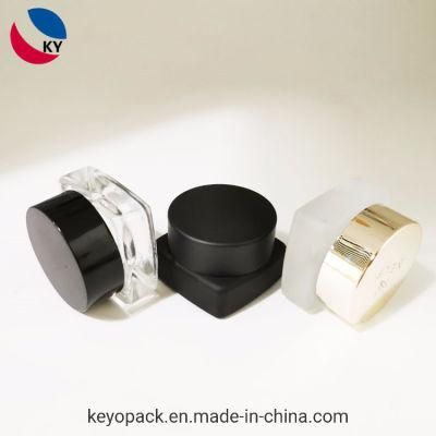 China Factory New Design Square Glass Jar