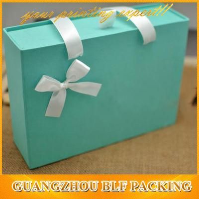 Paper Cardboard Suitcase Box with Handle