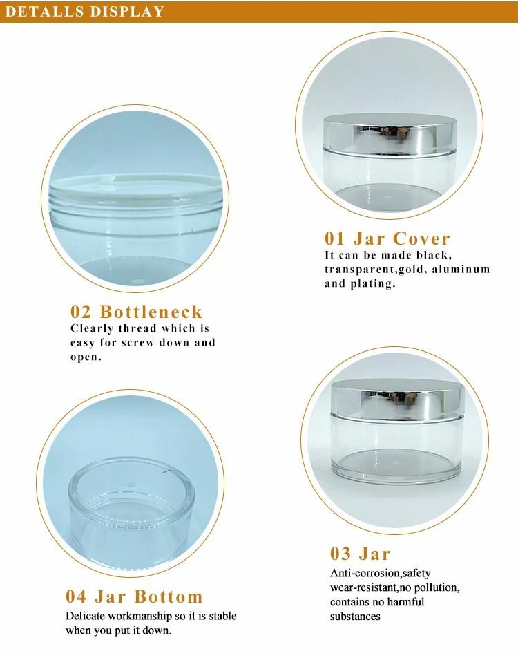 200g Cosmetic Container Pet Jar for Cream