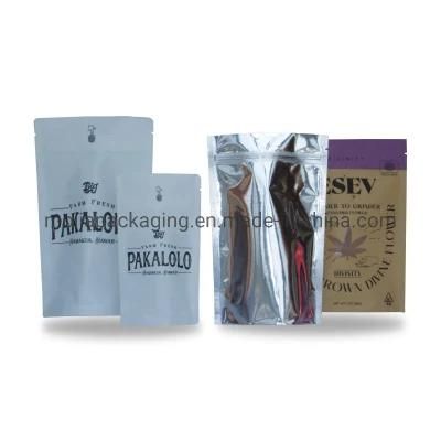 Customized Flexo Printing Plastic Kraft Paper Laminated Stand up Pouch Zipper Coffee Packaging Bags