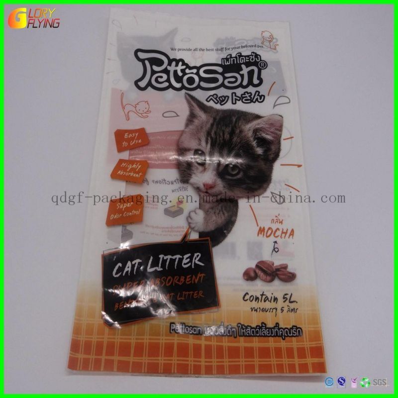 Pets Food Packaging Bags Spout Tofu Cat Litter Bag/ Standing Zipper Pouch/ Doypack Packaging