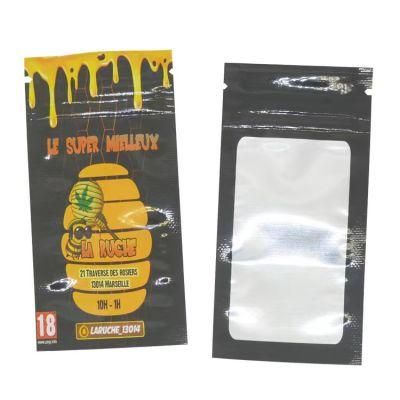 7X10 1g Flat Barrier Vacuum Food Packaging Ziplock Child Proof Matte Bag Decoration Doypack Tobacco Foil Pouch