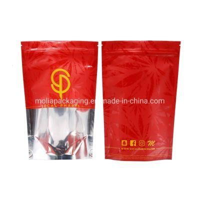 High Barrier Bags Custom Food Packaging Stand up Pouch with Zipper/Tear Notches/Clear Windows