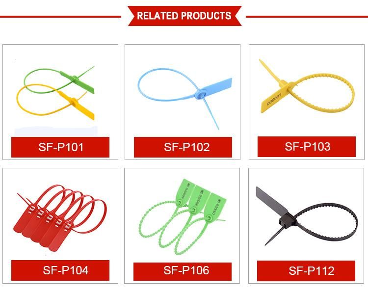 Transportation Security Plastic Seals Lock Cable Tie