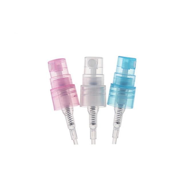 Hot Sale Colorful Water Sprayer Air Pressure Water Sprayer Mist Spray with Clear Cap for Cosmetic Fine Mist Sprayer 24/410 Metal