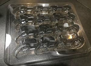 Disposable Blister Pet/PVC/PS/PP Egg Plastic Tray Transparent