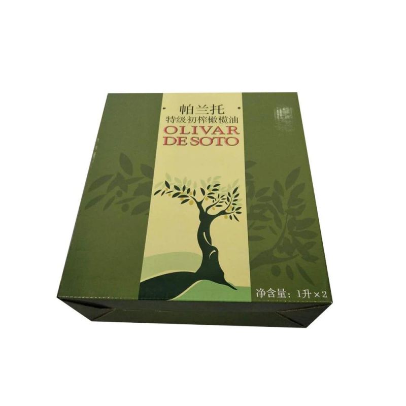 Custom Printed Colored Clothes Corrugated Paper Mailer Boxes for Olive Oil Packaging