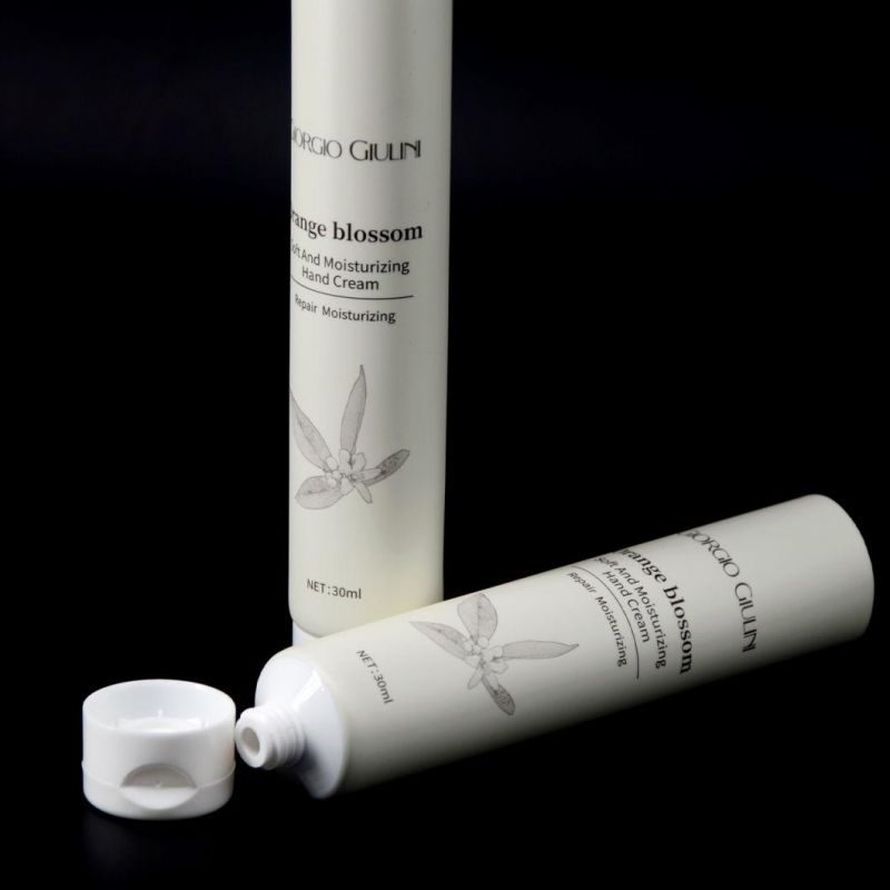 Eco-Friendly Luxury Empty White Plastic Cosmetic Tube for Body Care Lotion