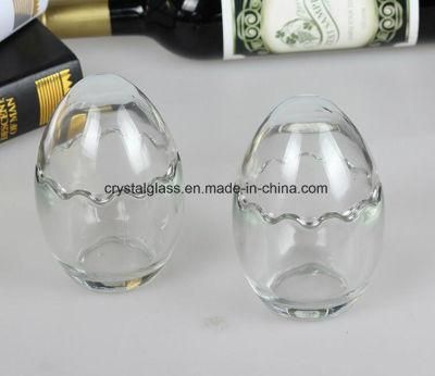 Egg Shape Glass Package 100ml Glass Pudding Jar