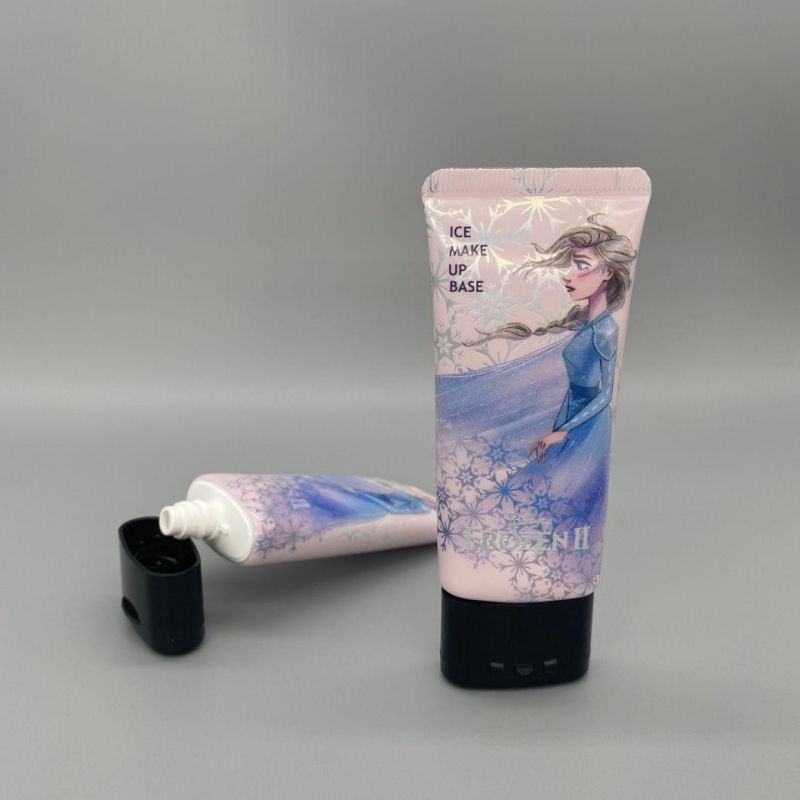 Customized Fashion Screen Printing Abl Bb Cream Cosmetic Squeeze Tube Plastic Tube Packaging Body Lotion