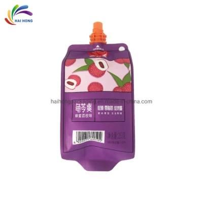 High Quality Plastic Beverage Spout Pouch Bag with Screw Cap