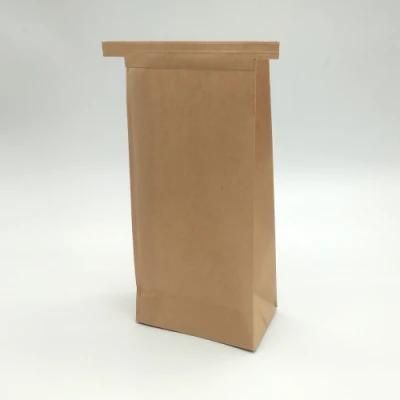 Quad Seal Tin Tie Paper Bag for Cookie Coffee 1lb, 1/2lb, 2lb