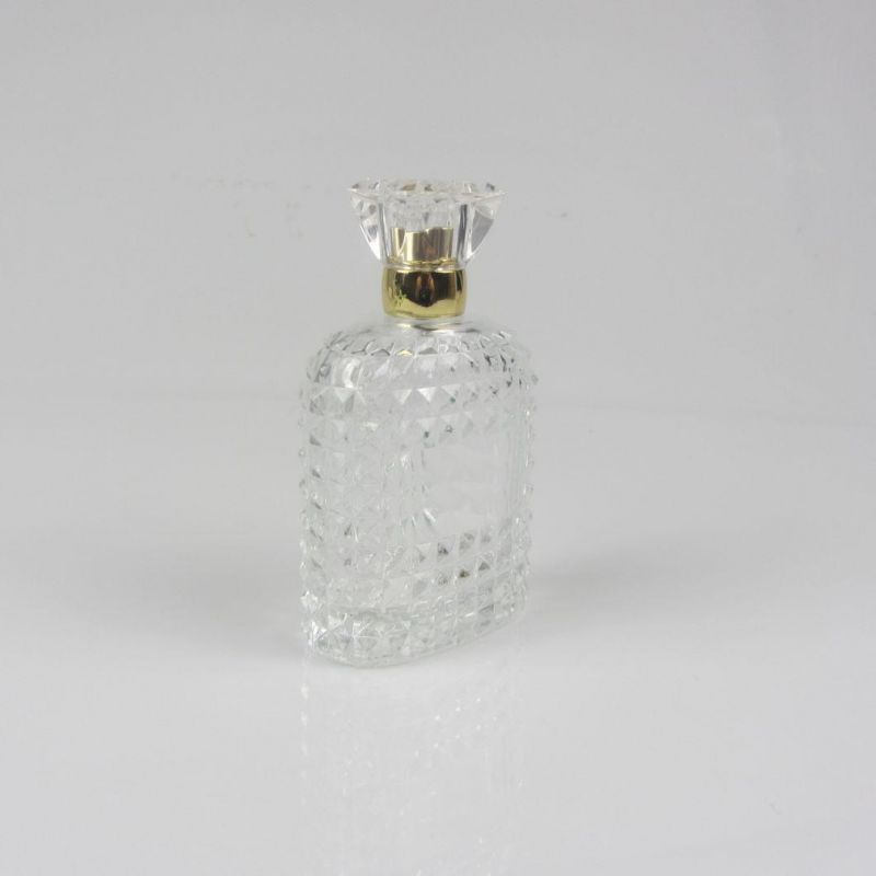 Fashion Shape Perfume Glass Bottle with Different Color Cap