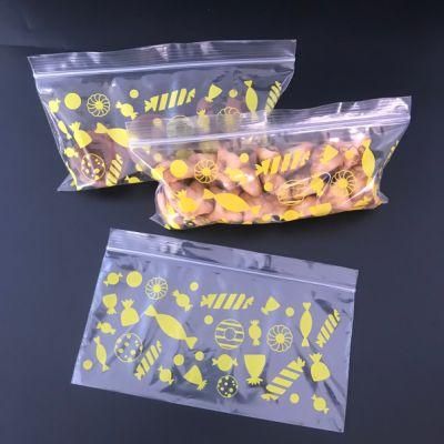 Snack Size Plasic Bag with Colorful Single Tracking