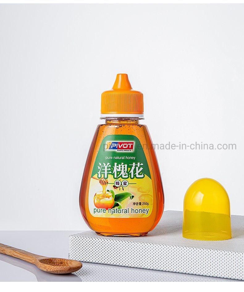 380g Plastic Squeeze Honey Bottle Food Grade Pet Honey Jars