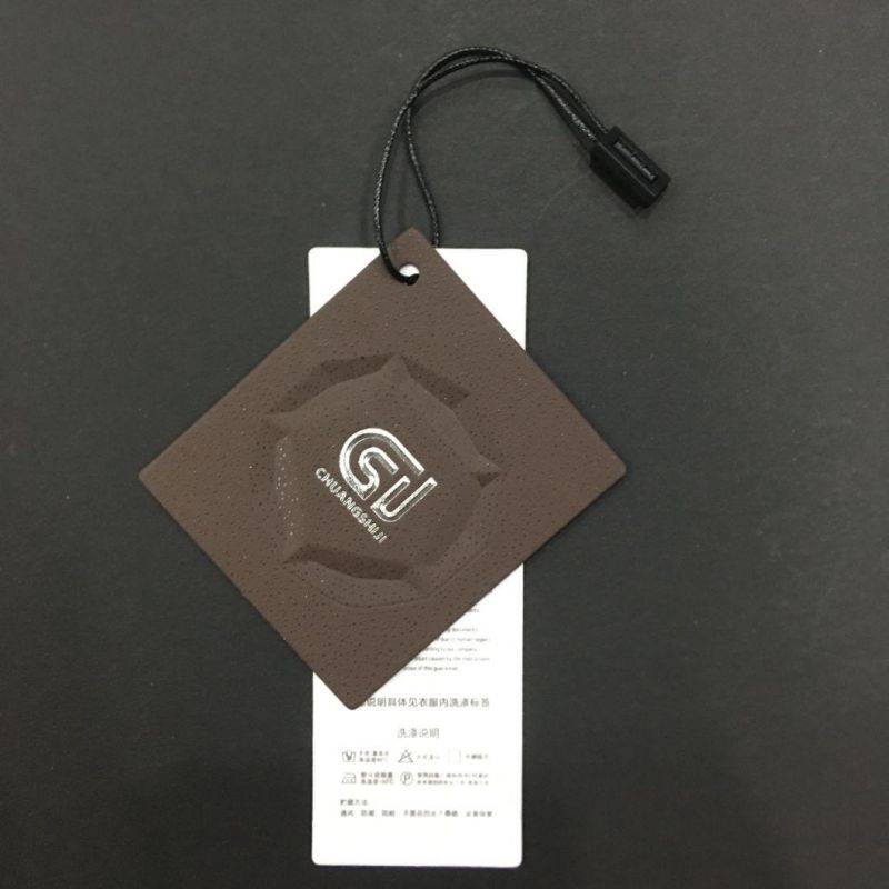 Custom High Quality Printed Label for Garment Hangtag Hanging Lbael