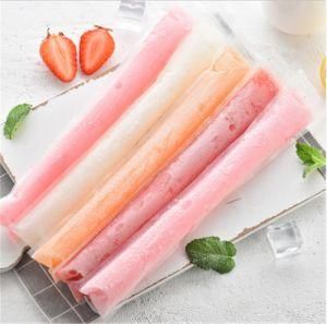 Reusable Easy Fill Ice Cream Mold Custom Design Plastic Popsicle Bag for Kids