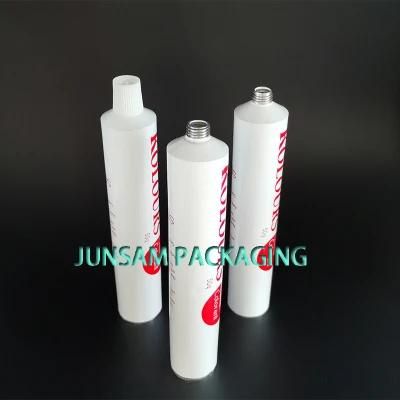 Soft Handcream Open Orifice Aluminium Tube with Octagonal Cap Animal Pet Food Packaging Cosmetic