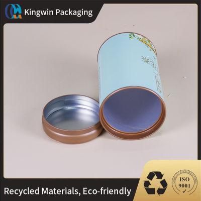 Fast Custom Label Eco Friendly Round Rigid Cylinder Paper Box for Flower