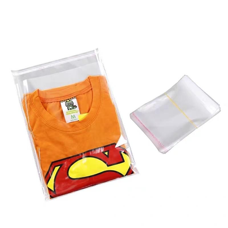 Clear OPP Bags Packing T-Shirt Garments and Dry Food