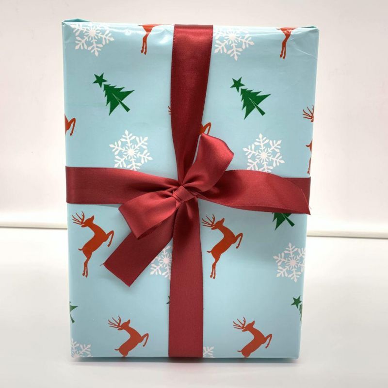 Wholesale Custom Pattern Design Pritend Types of Gift Wrapping Paper