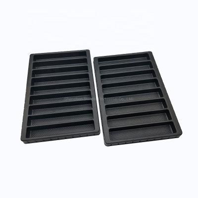 Wholesale Blister Disposable PS Plastic Square Shape Food Packaging Trays