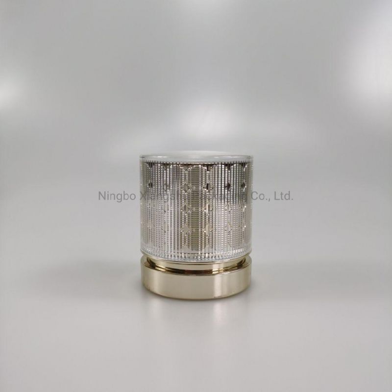 15g 30g50g Acrylic Gold Crystal Cream Bottle Jar for Cosmetic Packaging