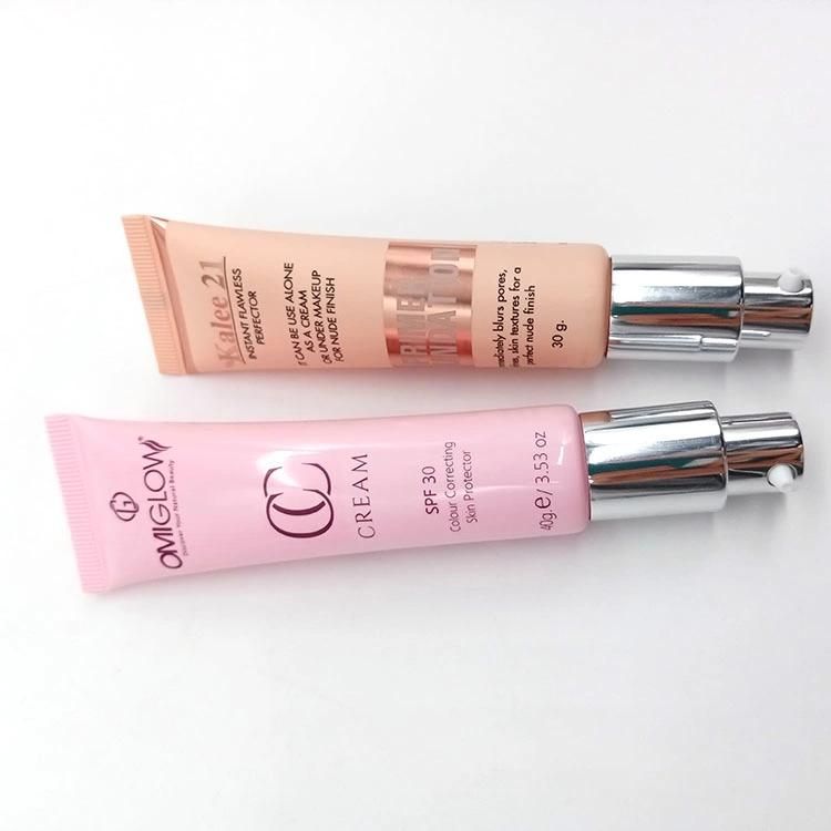 Cosmetic Cream Airless Tube Plastic for Make-up Base Cream Tube