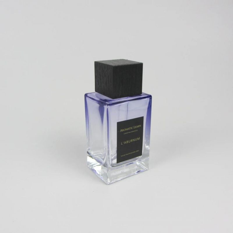 Square Rectangular Atomizer Spray Perfume Glass Bottle 100ml